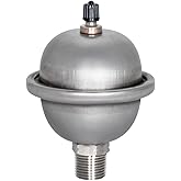 Eastman 2-Gallon Mini Thermal Expansion Tank, Stainless Steel Hammer Arrestor with 1/2 Inch Threaded Connection, 60008