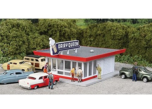Walthers Cornerstone N Scale Building/Structure Kit Vintage Dairy Queen