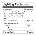 GE Lighting 27909 LED 7-Watt (40-watt replacement), 470-Lumen A19 Bulb with Medium Base, Soft White, 2-Pack