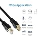 Cat7 Ethernet Cable 200ft,Outdoor Indoor Network Shielded Grounded UV Resistant Waterproof Buried-able Network Cord 10 Gigabit 600MHz Triple Shielded (SFTP) Cord for Modem, Router, LAN, Computer