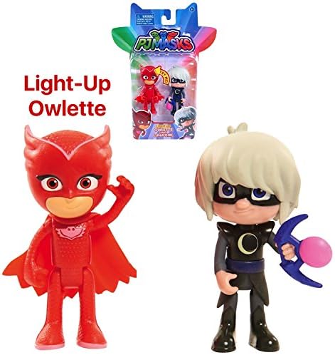 Pj Masks Luna &amp; Light Up Owlette Action Figure Set 3"