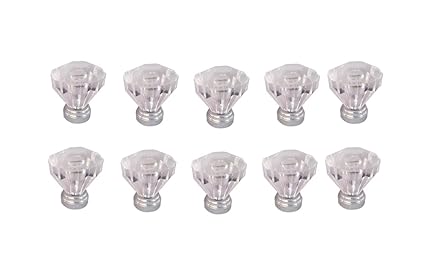 Niceeshop Tm Diamond Shape Plastic Cabinet Cupboard Drawer Pull