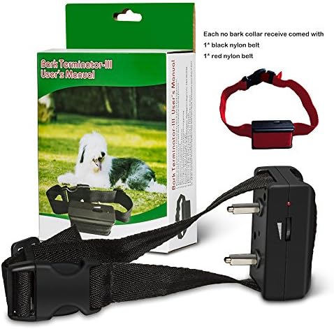 Dog Training Collar Automatically, Safety Shock /Vibration Voice Recognition Anti-Barking Collar For Small, Medium And Large Dogs (without Remote)