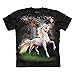 The Mountain Men's Unicorn Castle T-Shirt Black 2XL