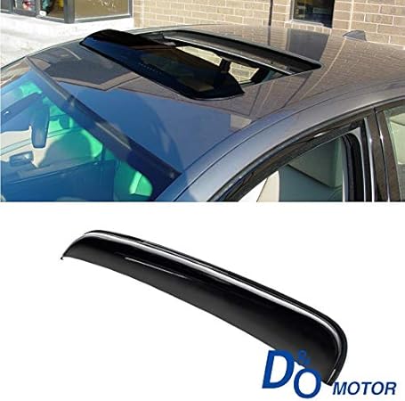 Amazon Mgpro 38インチ ユニバーサル厚 ダークスモークティントトップ 日 月 屋根 雨 雪 ガード 窓 サンルーフ ムーンルーフ 風ディフレクター 溝付き 外装 エアロパーツ 車 バイク