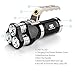 Emergency Flashlight Rechargeable LED Working Lantern Warning Light Waterproof Adjustable Focus Zoomable Torch Lamp Cree XPE Tactical For Home, Auto, Camping, Hiking With Charger and 18650 Battery