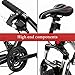 Murtisol Mountain Bikes with Aluminum Mag Wheels,21 Speeds Hybrid Bikes with Dual Disk Brake,Red&Black