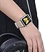 JSGJMY Compatible with Apple Watch Band Women Men Genuine Leather Replacement Strap for iWatch Series 5 4 3 2 1 Sport Edition (Light tan, 42mm 44mm M/L)