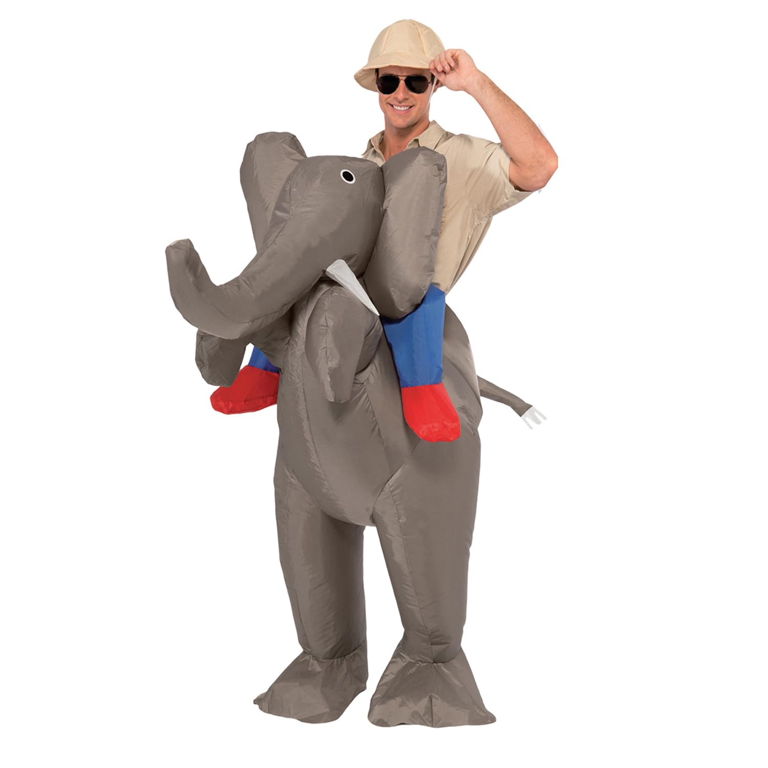 Inflatable Elephant Costume | Quirky Costume | Premium Quality | Adult Size 160 to 190cm | Polyester | Comfortable | Resistant | Inflation System Included | Created by OriginalCup® — image 1