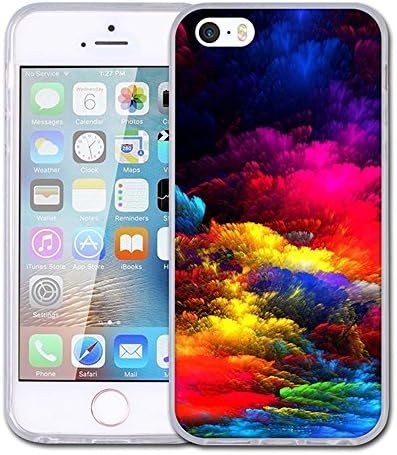 iPhone 5 Case, iPhone 5s Case, iPhone Se Case,KHKJ Fashion Design Clear Bumper Anti-Scratch TPU Skin Cases Cover For Apple iPhone 5 5s Se (Style:04)