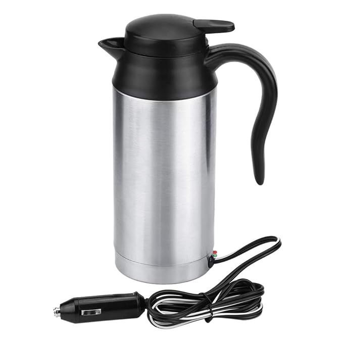 Heated Coffee Mug, LCD Display Car Heating Mug, Heating for Boiling