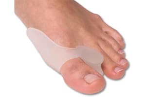 NatraCure Gel Big Toe Bunion Guards & Toe Spreaders (2 Pieces) - Pain Relief for Crooked, Overlapping Toes, Pressure, Protector, Corrector, Shield, Spacer, Pad, Separator, Cushion - 1315-M CAT 2PK