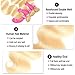 YISEA 613 Honey Blonde Bundles with Closure 12A Body Wave Human Hair Blonde Bundles with Lace Closure 100% Virgin Hair 4×4 Lace Closure and Bundles (14 16 18+12, 613#)