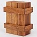 Bits and Pieces-Wooden Magic Money Holder Gift Box Brainteaser-Brainteaser, Fun Money Puzzle Box - Money Holder Box Measures 1-7/8