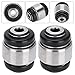 Duokon 2pcs Control Arm Rear Upper Bushing,Silver black Replacement Arm Bushing Rear Control Arm Upper Bushing for E36 E46 E85 Z4 33321140345