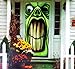 Halloween Haunted House Green Goblin Door Cover by Greenbrier
