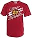 Knights Apparel NHL Chicago Blackhawks National Hockey League Short Sleeve Tee, X-Large, Athletic Red