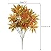 NAHUAA 12PCS Silk Fall Leaves Garland 90Feet Artificial Autumn Maple Leaves Garland with Full Foliage for Fall Wedding Centerpiece Fireplace Porch Thanksgiving Decorations