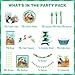 HAPYCITY 164 Pieces Dinosaur Party Supplies Set Serves 16 for Kids Birthday Theme Party Baby Shower School Party Daily Dinner