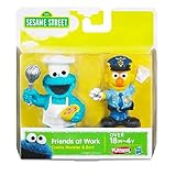 Sesame Street Friends at Work Cookie Monster & Bert Figures