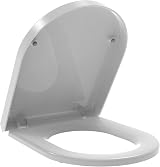 Meero London D Shape Soft Close Toilet Seat Quick Release Anti-bacterial view 8
