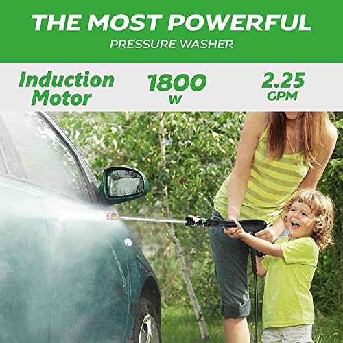Homdox Pressure Washer 1.7GPM Electric Pressure Washer 1800W High