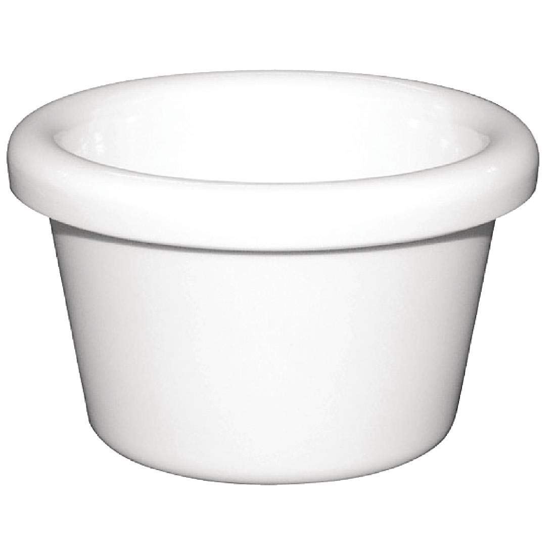 Olympia 6723 Kristallon Ramekin Plain - 1.5oz (Box 12), White