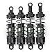 Haiboxing RC Cars Upgrade Parts Front&Rear Metal Oil Damper Shocks Apply to 12813-12891-12815