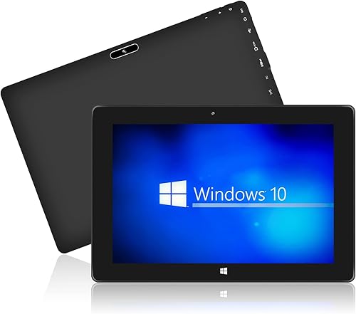 10 Inch Windows 10 Touchscreen Tablet 1280 X 800 Ips Hd 4gb Ram 64gb Intel Atom X5 Z00 Quad Core 1 44ghz Cpu Pc Computer With Wifi Bluetooth 6000mah Battery Mini Hdmi 2 In 1 Usb Dual