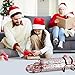 ProPik Christmas Gift Wrapping Paper Storage Organizer Bag, Store Up to 24 Rolls 40 Inch, Heavy Duty PVC Clear Bag with Handles and Zippered Top Wrap and Ribbons (Black)