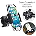 Patea Bike mount,Universal smart Phone holder for Motorcycle,Bike Handlebars, strollers,treadmill,shopping cart,ATV phone mount