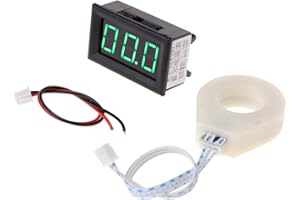 UNTERING DC 5-120V 100A Digital Voltmeter Current Voltage Amp Meter w Hall Effect Sensor