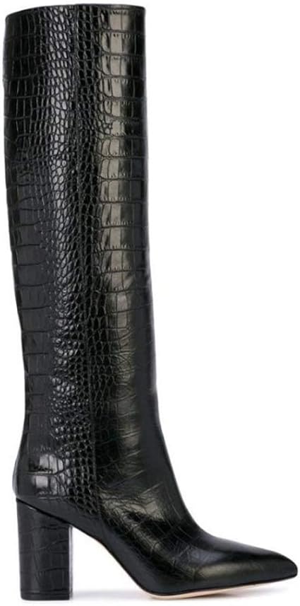 crocodile pattern boots