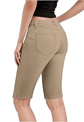 Hybrid & Company Super Comfy Stretch Bermuda City