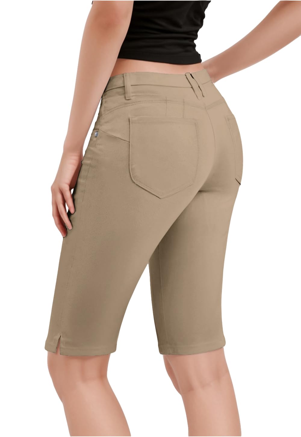 Hybrid & Company Super Comfy Stretch Bermuda City
