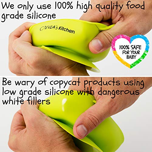 2 Baby+Feeding+Set+Silicone+Adjustable