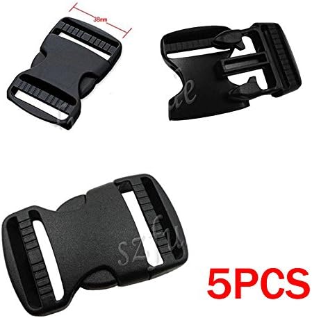 38mm Plastic Side Quick Release Buckle (5PCS)