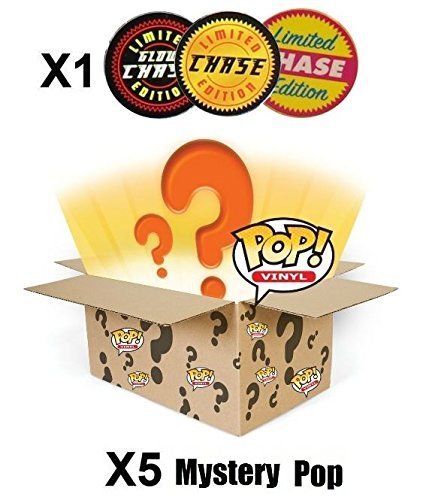 POP Funko Mystery 6 Pack w/ 1 Random Limited Edition Chase - Stylized Vinyl Figure Set New