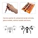 LETSCOM 52 in 1 Steel Precision Screwdriver Set, Professional Electronics DIY Repair Tool Kit for Quadcopters,Macbook,Xbox,PC,Laptop