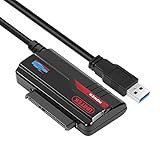 Unitek USB 3.0 to SSD & HDD / 2.5-Inch SATA III Hard Drive Adapter Cable- External Converter for SATA III Hard Drives, Support UASP [Power Adapter Not Included]