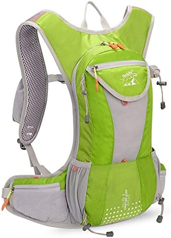 FOREAST Outdoor Hydration Pack 15L Lightweight Backpack Fits Women Men Great for Running Hiking Cycling Rucksack (Green)
