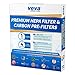VEVA 1 Premium HEPA Filter Including 4 Carbon Pre Filters Compatible with AP-1512HH 3304899 CW Air Purifier Advanced Filters