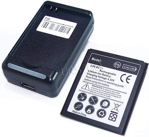 High Capacity Samsung Galaxy Grand Prime Cell Phone Battery (LI-ION 3.8V 3400mAh) - Replacement + Intelligent USB Travel Charger For Samsung Galaxy Grand Prime SM-S920L Cellphone