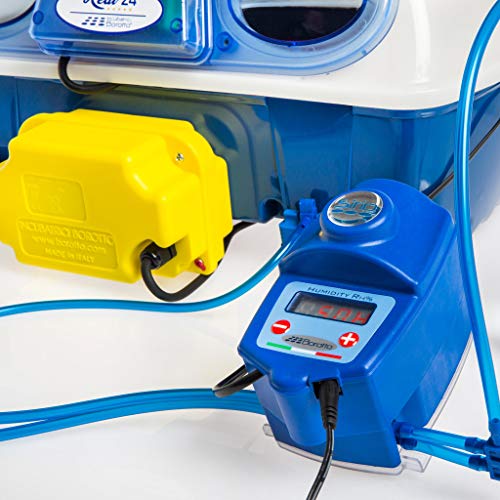 Borotto Real 24 Expert | Brutautomat Vollautomatisch Professionelle für 24 oder 96 Kleine Eier, Automatischem Eierwendemechanismus, Temperaturregelung, Luftbefeuchter Sirio | Hergestellt in Italien – Bild 5