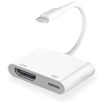 Adaptador iOS para Cable HDMI,Carga simultánea,Adaptador AV ...