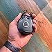 Original Lensball Bag - Protective Crystal Ball Bag - Space Grey Woven Neoprene with Velvet Interior - 80 mm