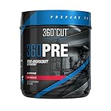 360PRE Energy Powder Fat Burner & Pre Workout Energy Supplement, Great Taste & No Side Effects! 40 Servings, Gain Muscle Fast, Lose Fat Gain Muscle For Men Or Women, Weight Lifting Supplements, 360CUT