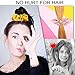 Hair Scrunchies for Women, WEST BAY 20Pcs Scrunchies for Hair Velvet Silk Satin Chiffon Hair Scarves Elastic Ties Bands Ropes Cute Bunny Ear Red Pink Gold Sliver Yellow Ponytail Holder for Women Girl