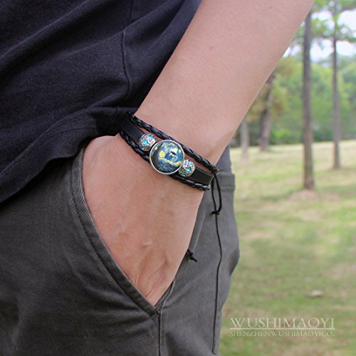 WUSHIMAOYI-Tardis-Doctor-Who-Starry-Night-Bracelet-Personalized-Bracelet-Jewelry-Customize-Your-Own-Style