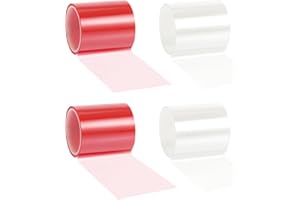 YEXEXINM 4 Rolls of Self Adhesive Repair Light Tape-16.4 ft x 2 Inches Headlight & Taillight Adhesive Repair Tape ，Auto Tail Light Tape Fog Lights Tint Tapes Headlight Lens Tapes